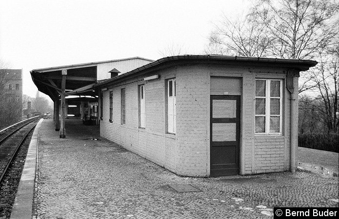 Bild: Bahnsteig Ende 1983