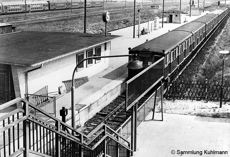 Bild: erster Bahnsteig 1965