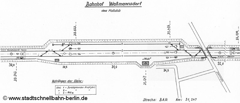 Bild: Gleisplan 1967