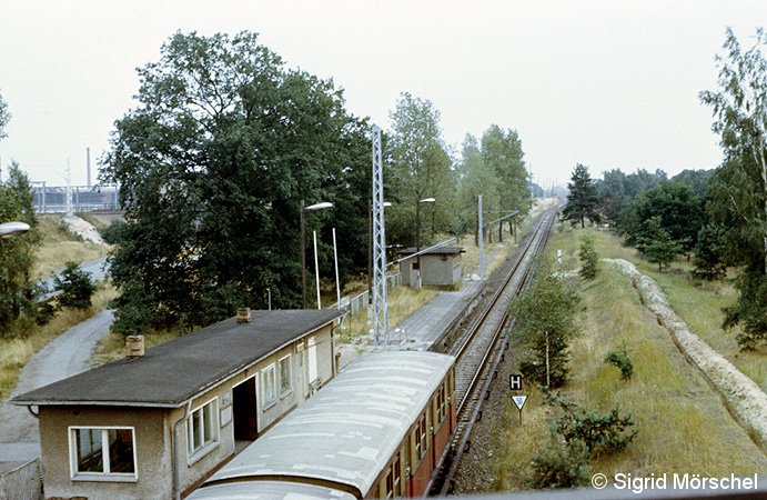 Bild: Bahnsteig 1983