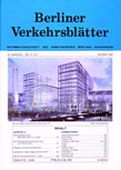 Deckblatt: Berliner Verkehrsblätter