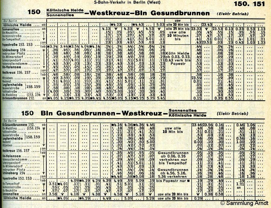 Bild: Strecke 150 - Winterfahrplan - I