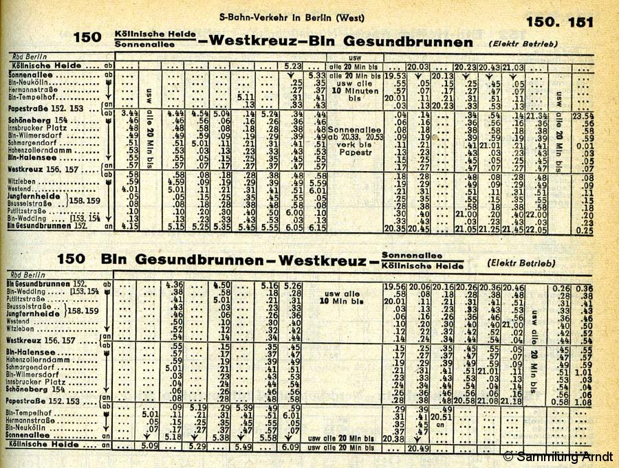 Bild: Strecke 150 - Winterfahrplan - II