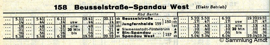 Bild: Strecke 158 - Winterfahrplan - I