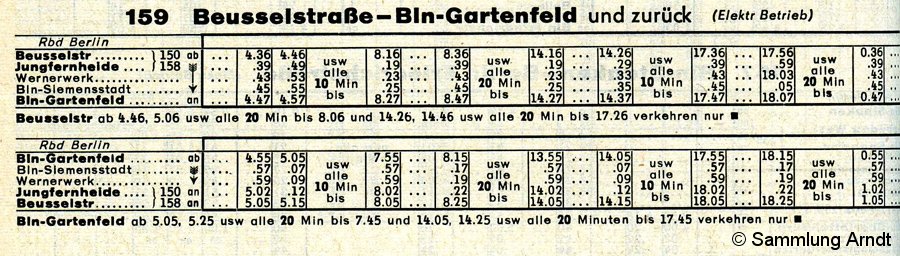 Bild: Strecke 159 - Winterfahrplan - I