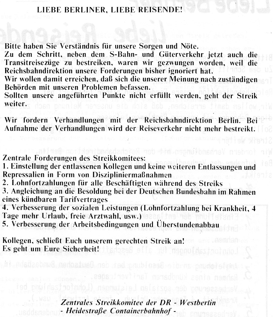 Geschichte und Geschichten rund um die Berliner SBahn