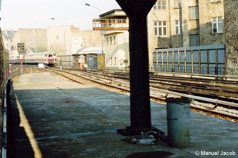 Bild: Gleissituation 1980er Jahre westliches Gleisfeld
