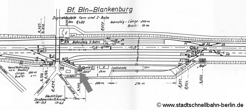Bild: Gleisplan von 1967
